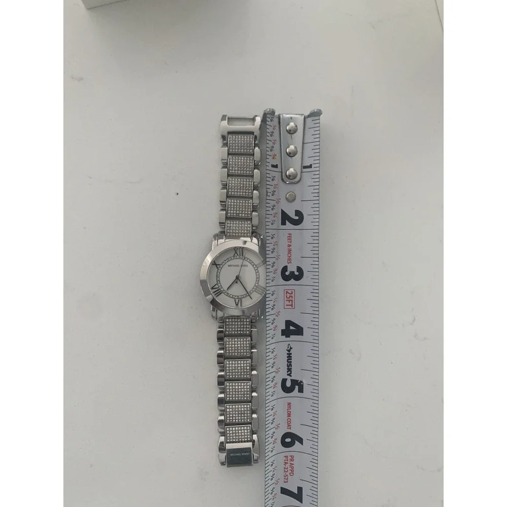 Michael Kors Silver Tone Crystal Women's Watch